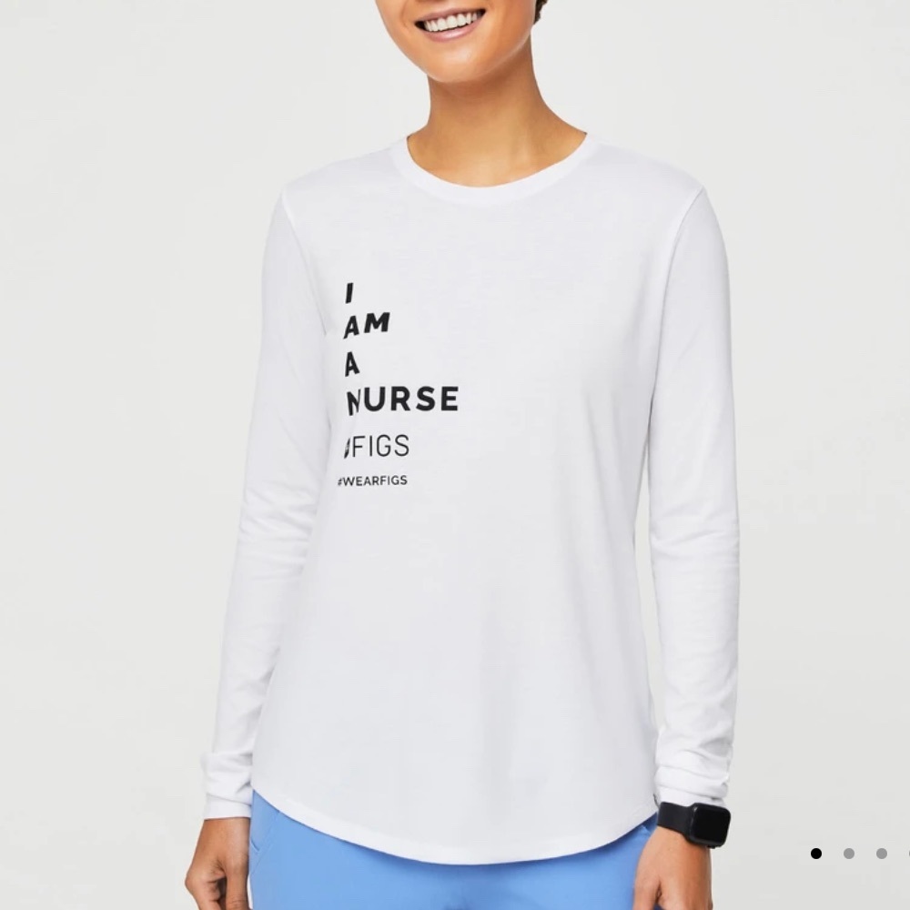 Figs underscrub shirt I AM A NURSE (XS)